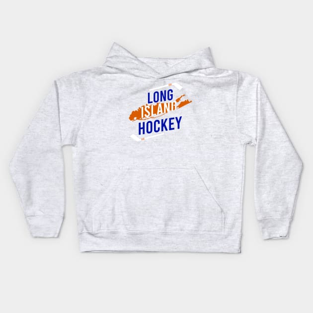 long island hockey Kids Hoodie by islandersgraphics